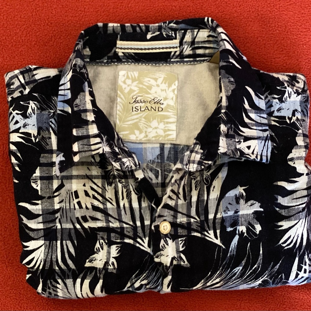 tasso elba island men's shirts size L